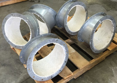 Ceramic Tile Lined Elbows