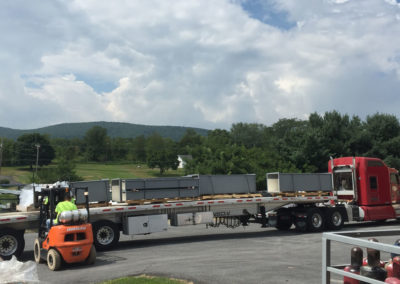 Loaded Flatbed Truck