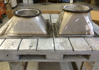 Square to Round Ceramic Tile Lined